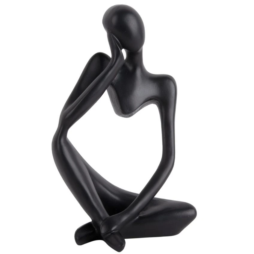 Present time Černá dekorativní soška Imagination 23