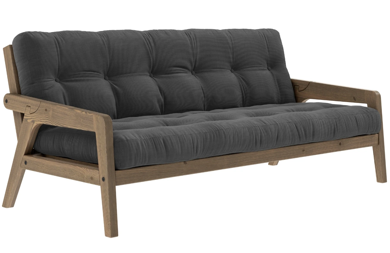 Karup Design Manšestrová rozkládací pohovka Grab 204 cm