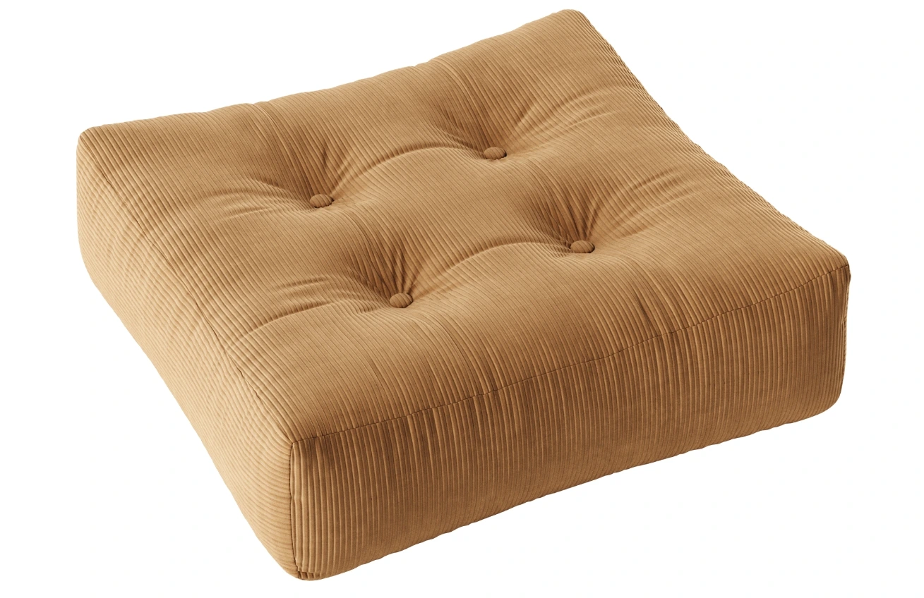 Karup Design Manšestrový sedací polštář More 70 x 70 cm