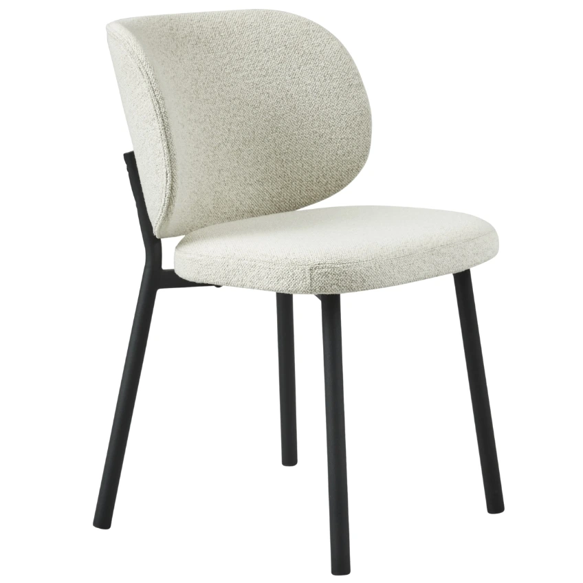 Unique Furniture Bouclé jídelní židle Swan