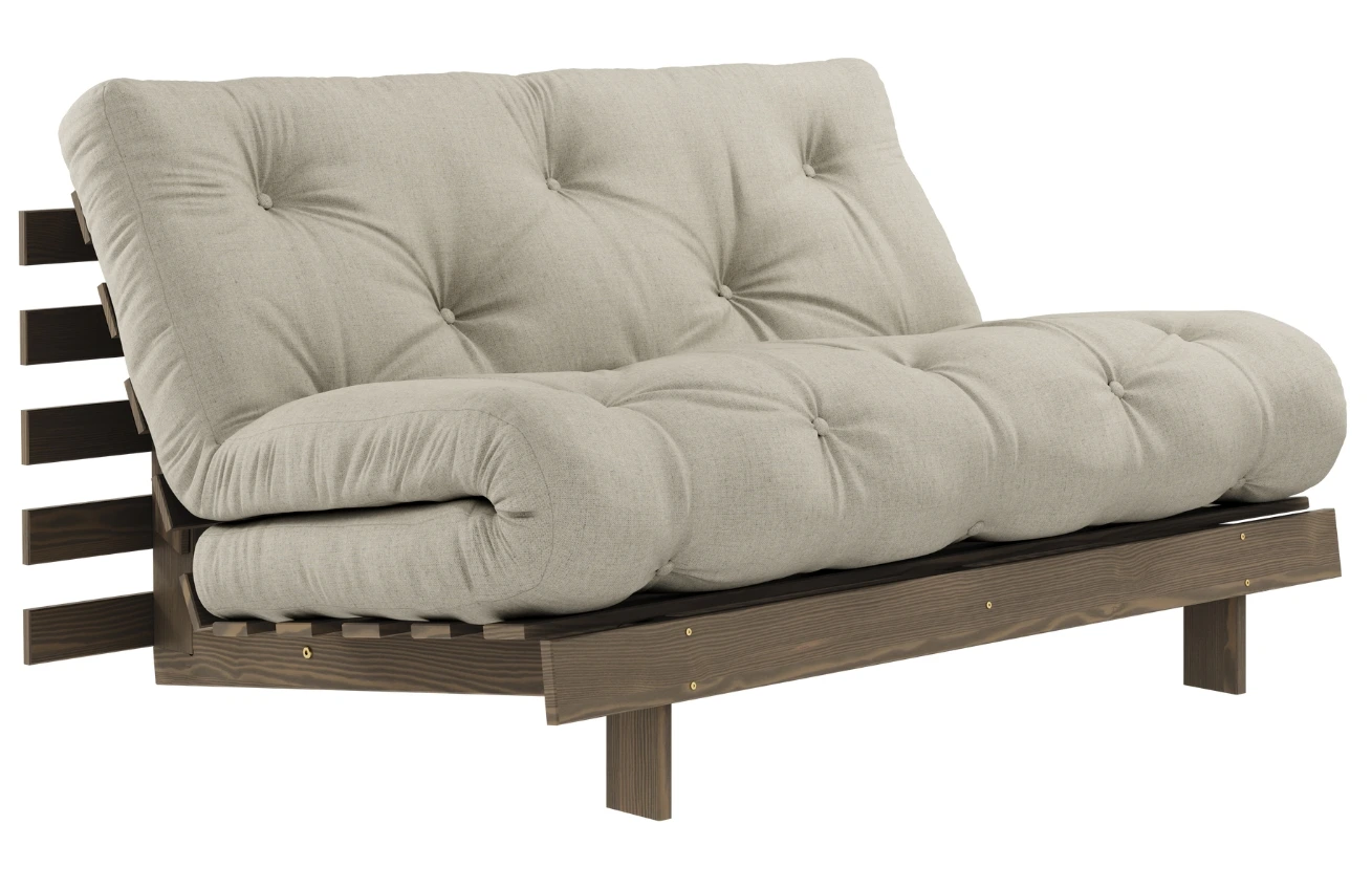 Karup Design Lněná rozkládací pohovka Roots 140 cm