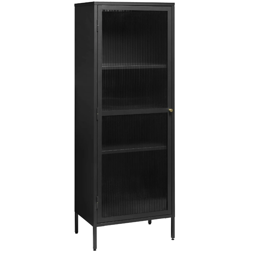 Unique Furniture Kovová vitrína Bronco 160 x 58 cm