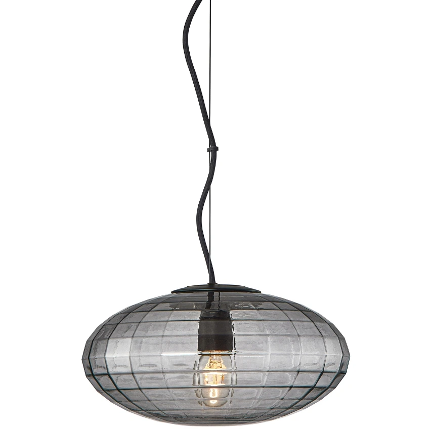 Halo Design Skleněné závěsné světlo Mesh 28 cm