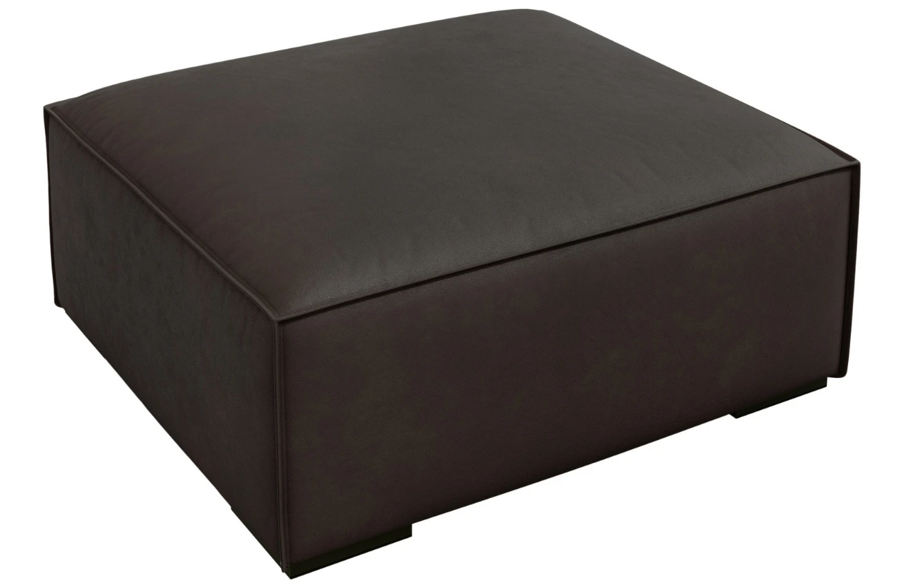 Windsor & Co Kožená podnožka Madame 100 x 100 cm