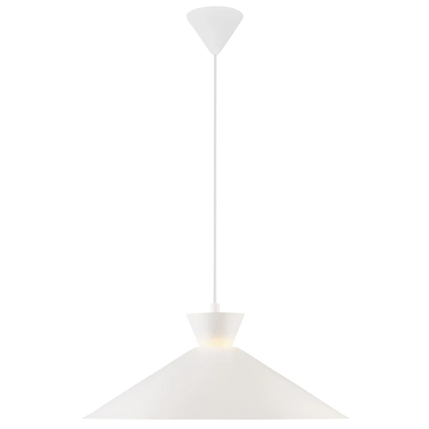 Nordlux Bílé kovové závěsné světlo Dial 45 cm