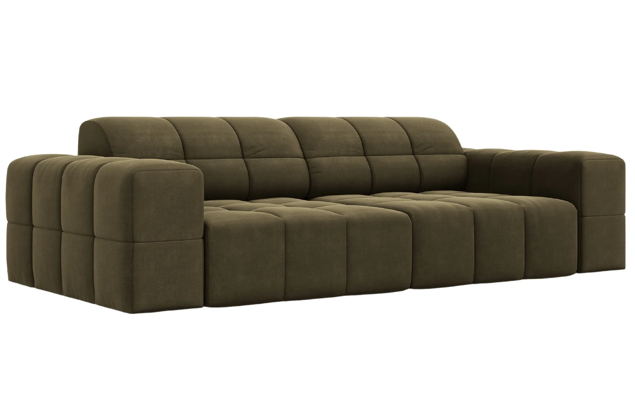 Cosmopolitan Design Sametová pohovka Chicago 204 cm