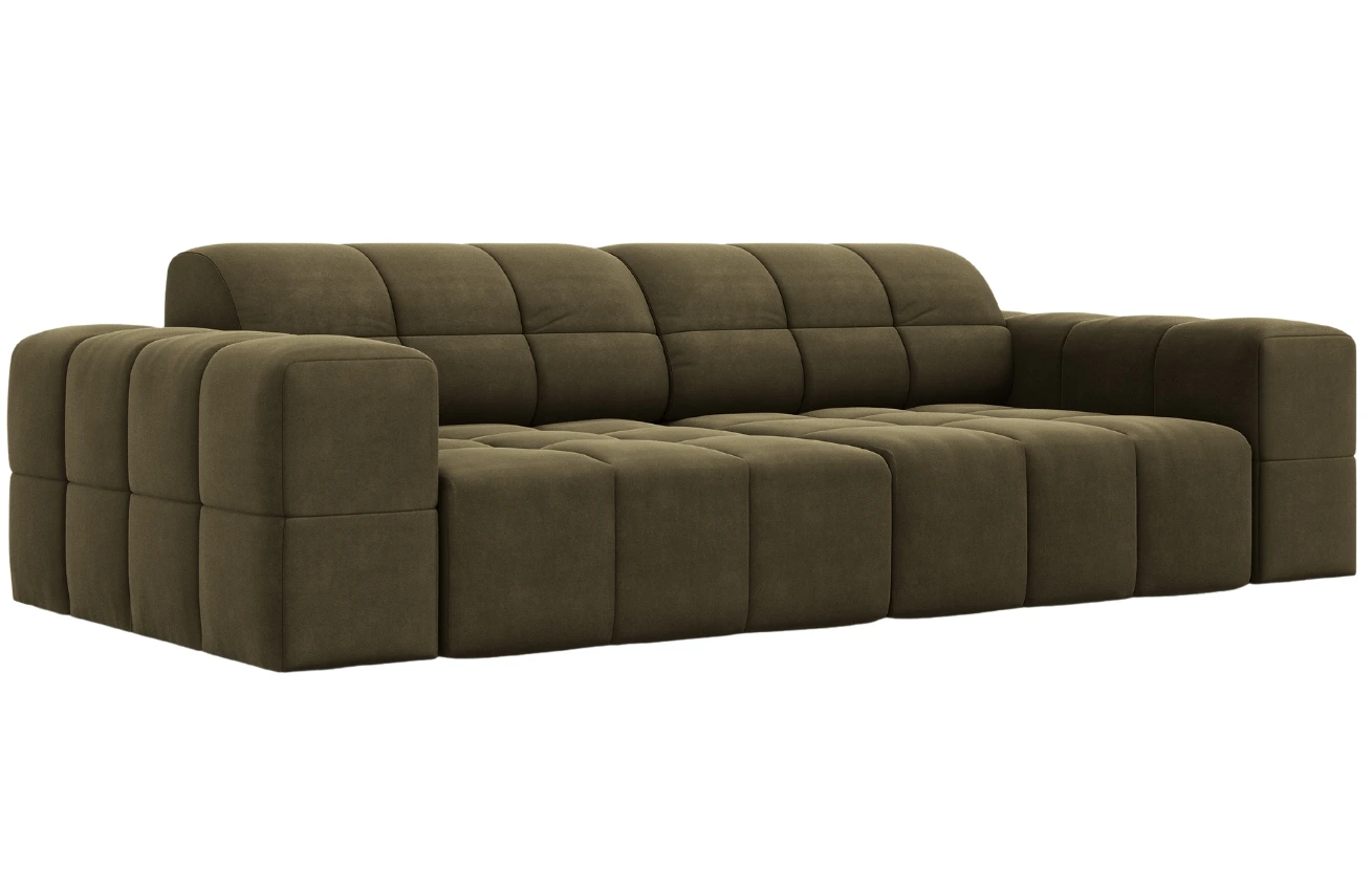 Cosmopolitan Design Sametová pohovka Chicago 244 cm