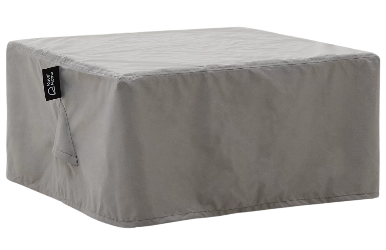 Kave Home Šedý ochranný obal na zahradní stolek Iria 80 x 80 cm