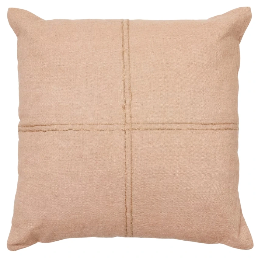 Růžový bavlněný povlak na polštář Kave Home Sulken 45 x 45 cm