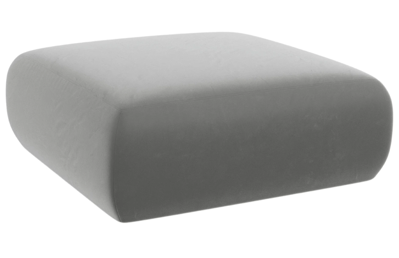 Windsor & Co Sametová podnožka Lola 100 x 100 cm