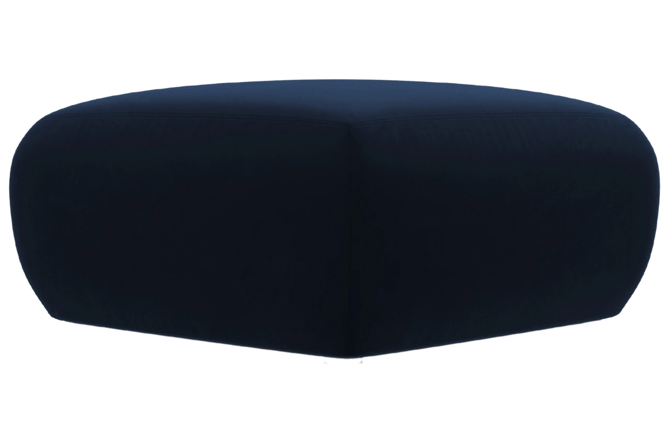 Windsor & Co Sametová podnožka Lola 75 x 75 cm