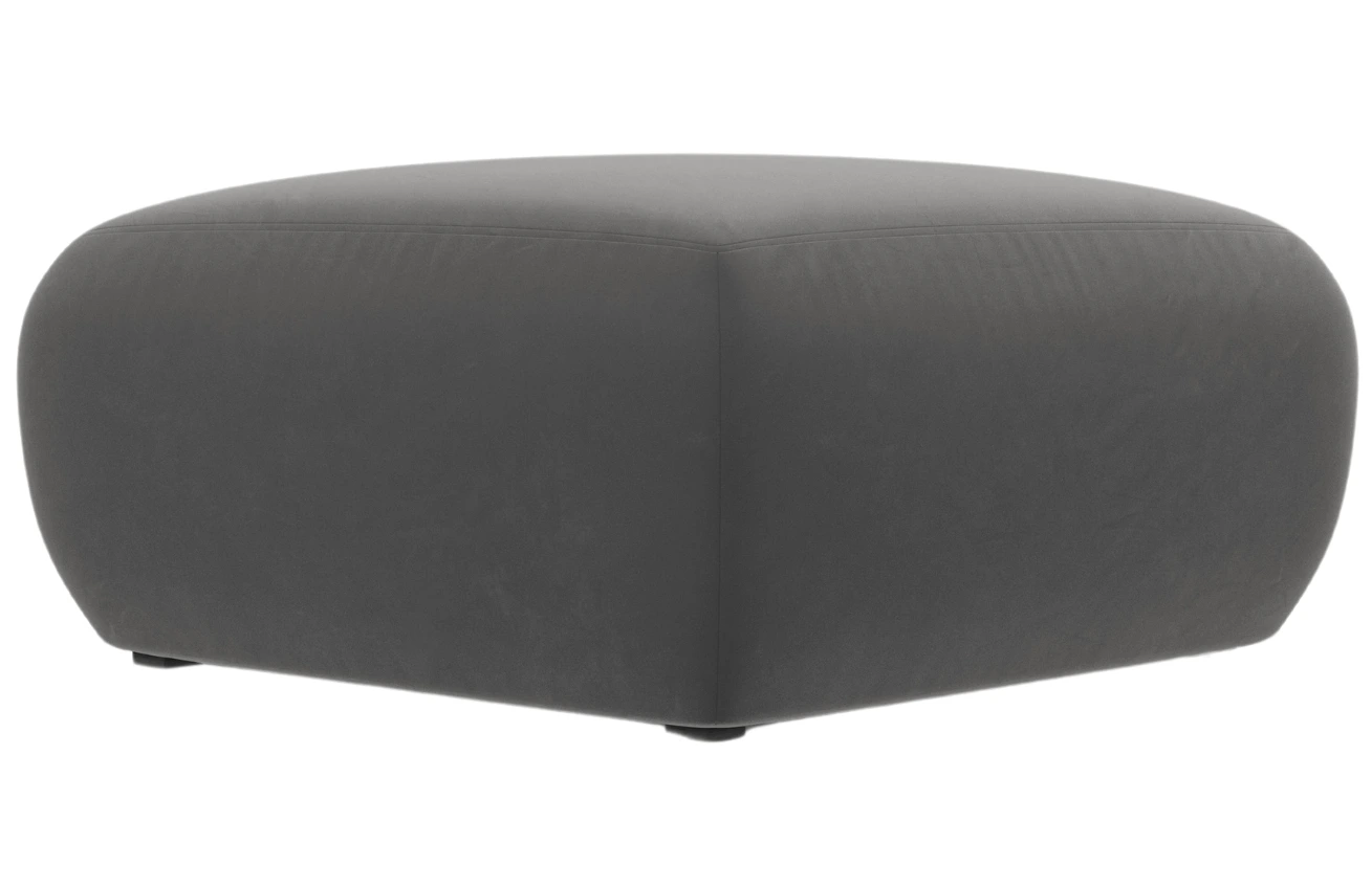 Windsor & Co Sametová podnožka Lola 75 x 75 cm