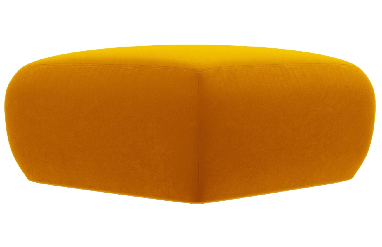 Windsor & Co Sametová podnožka Lola 75 x 75 cm