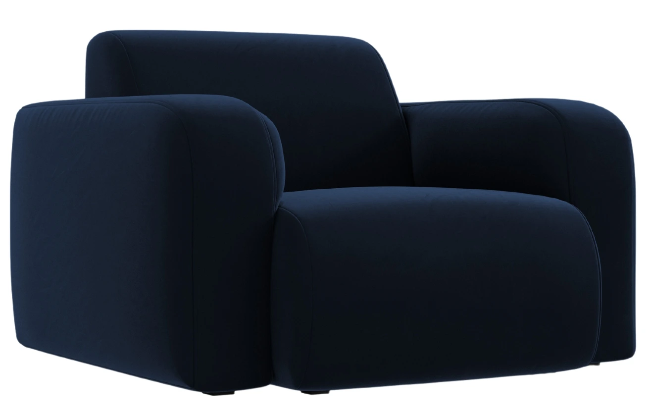 Windsor & Co Sametové křeslo Lola