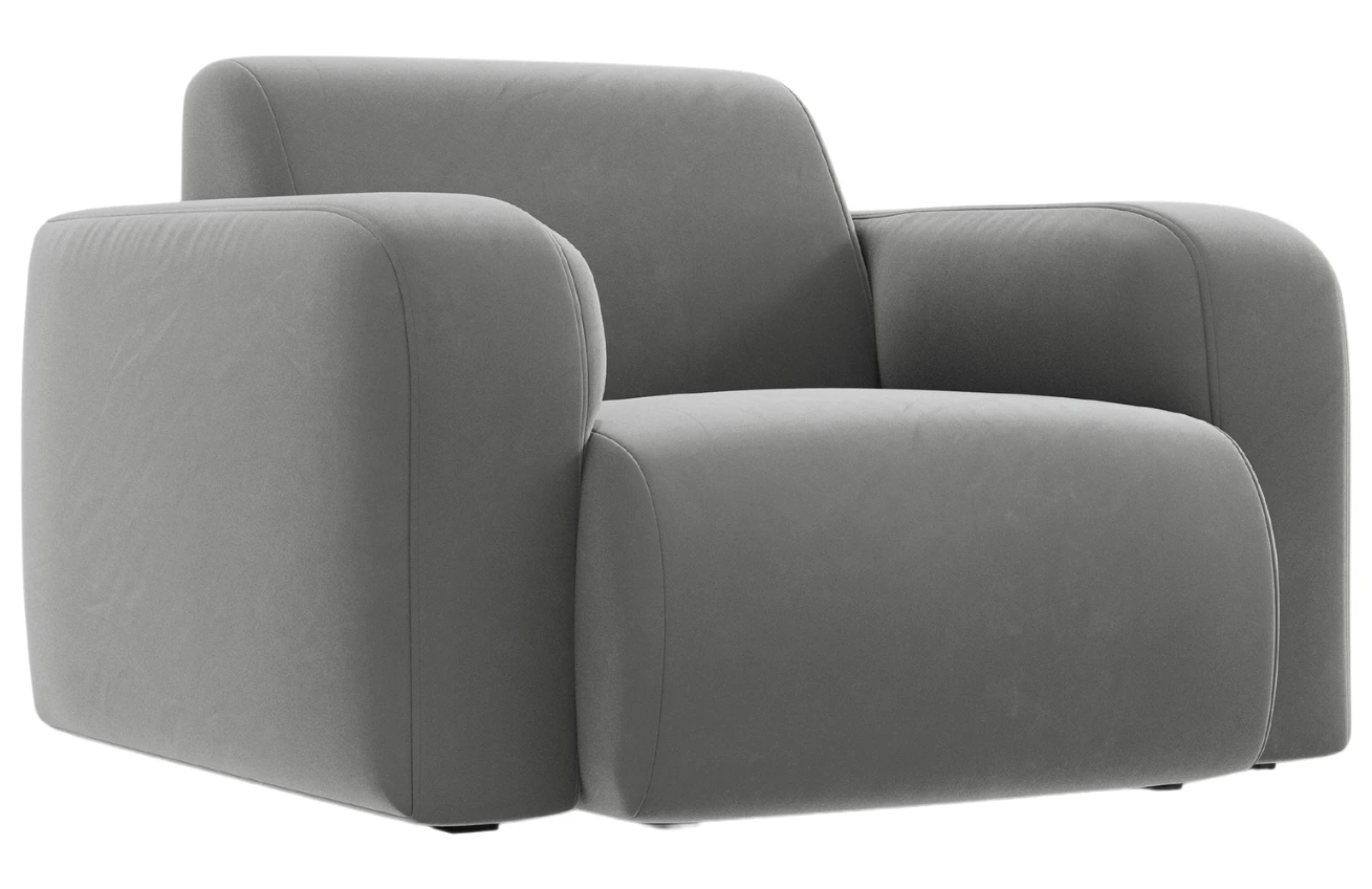 Windsor & Co Sametové křeslo Lola