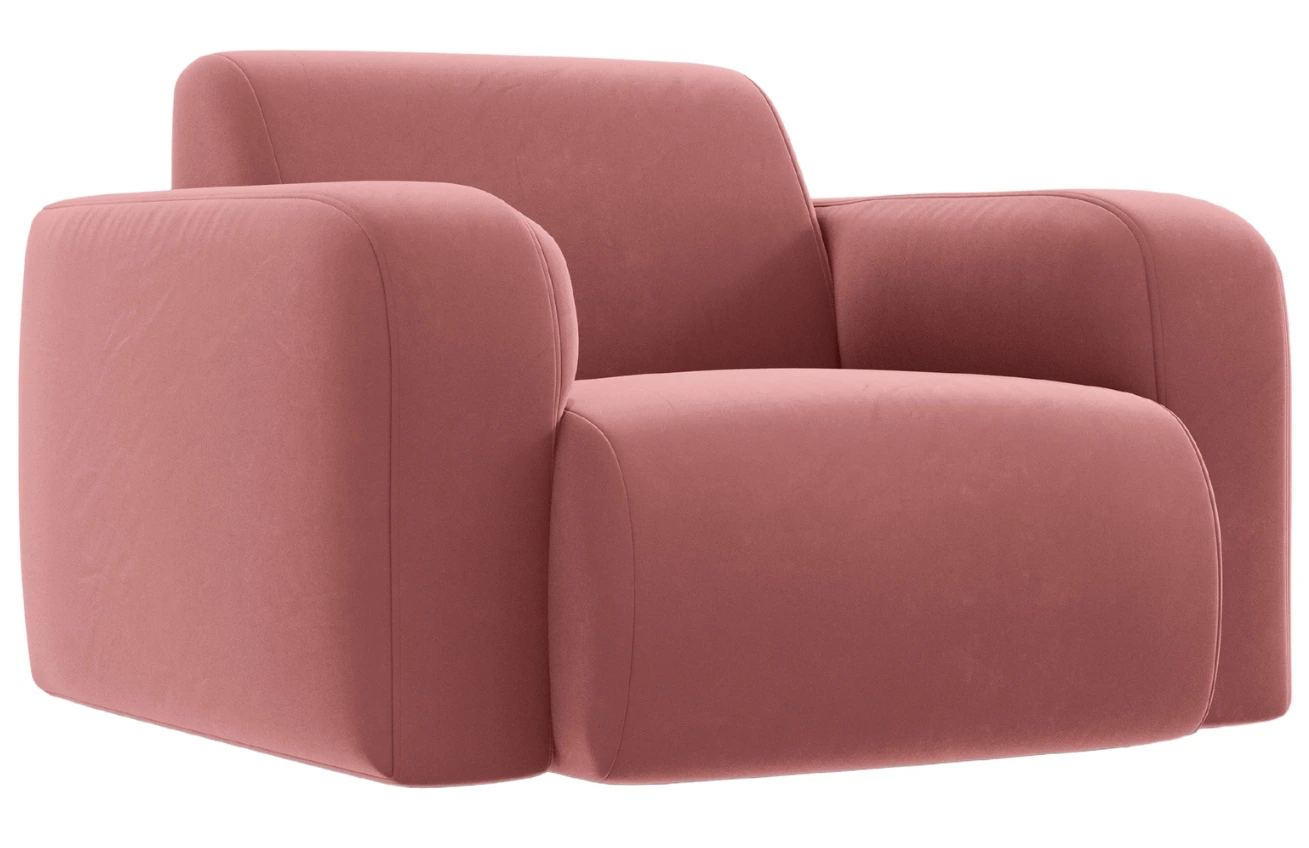 Windsor & Co Sametové křeslo Lola