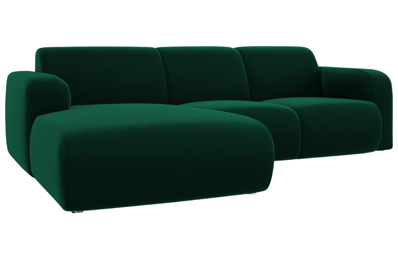 Windsor & Co Sametová rohová pohovka Lola 250 cm