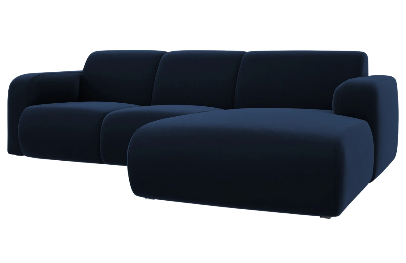 Windsor & Co Sametová rohová pohovka Lola 250 cm