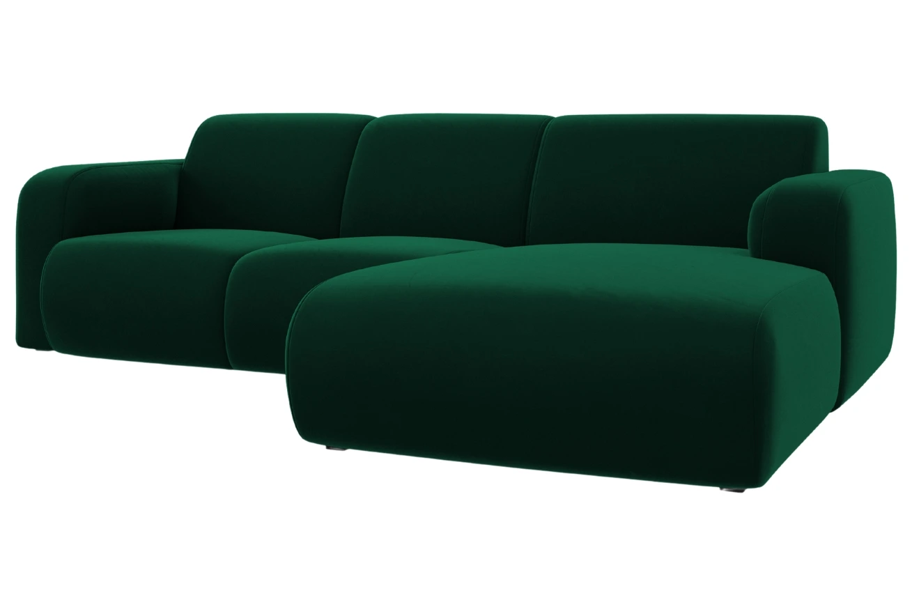 Windsor & Co Sametová rohová pohovka Lola 250 cm