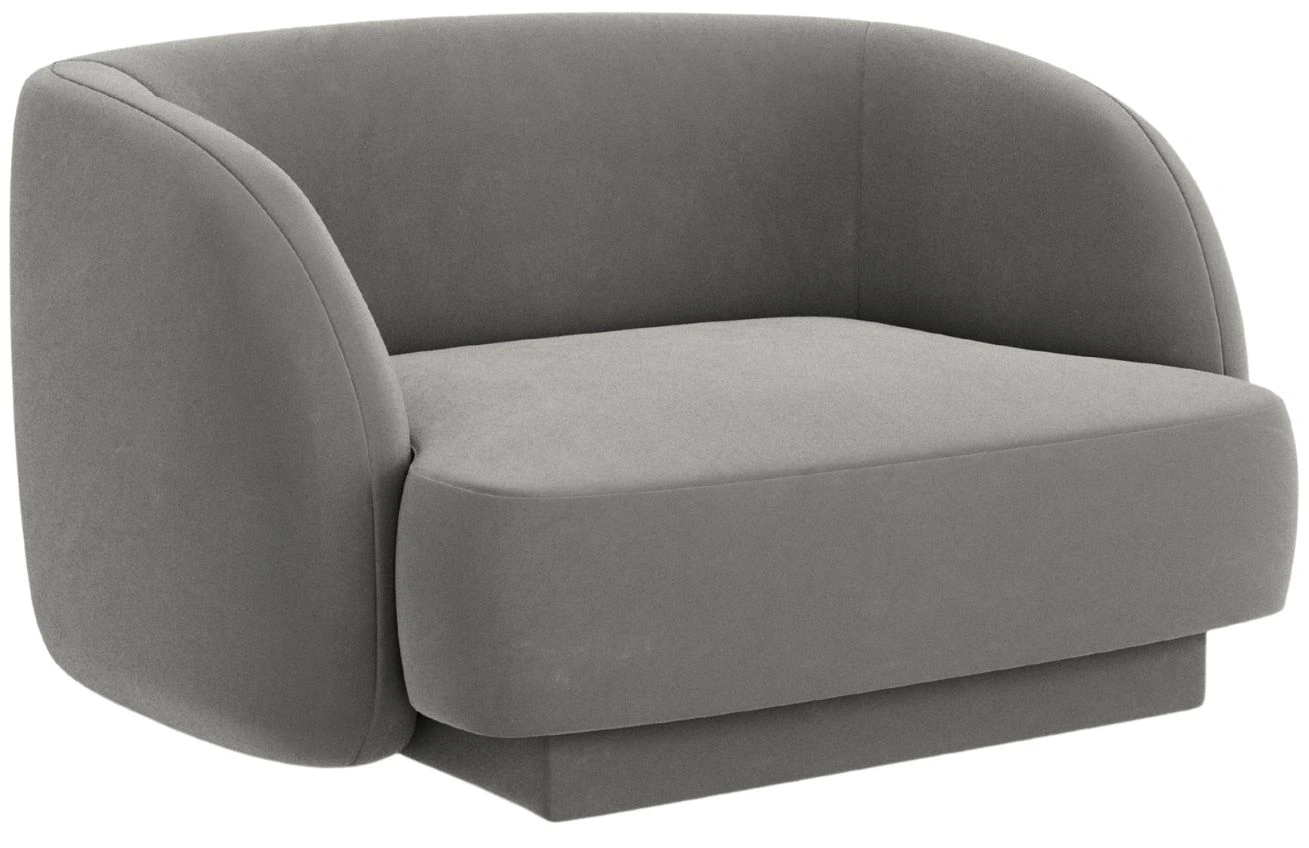 Micadoni Sametové křeslo Miley