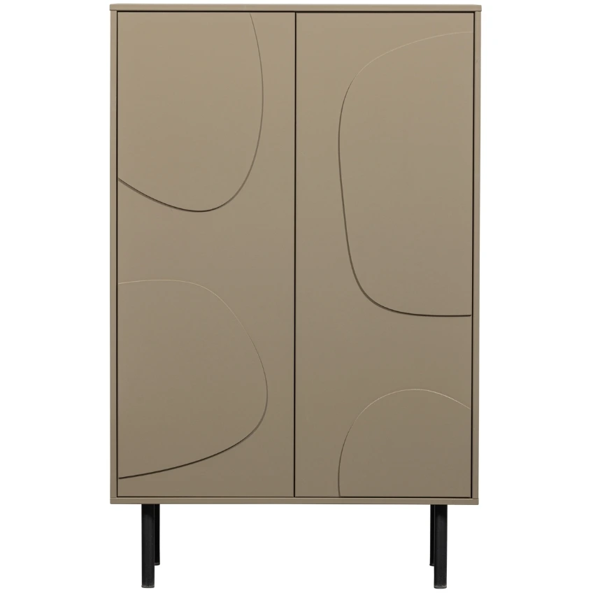 WOOOD Hnědá dřevěná skříň Zida 135 x 85 cm