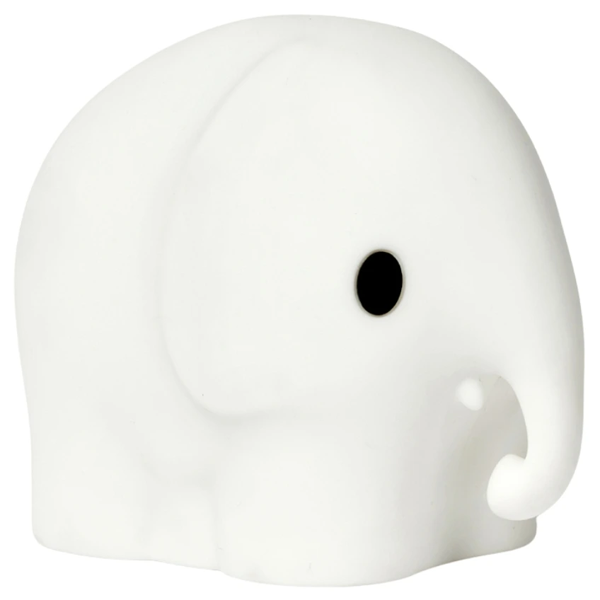 Bílá plastová dětská LED lampa Mr. Maria Elephant 9