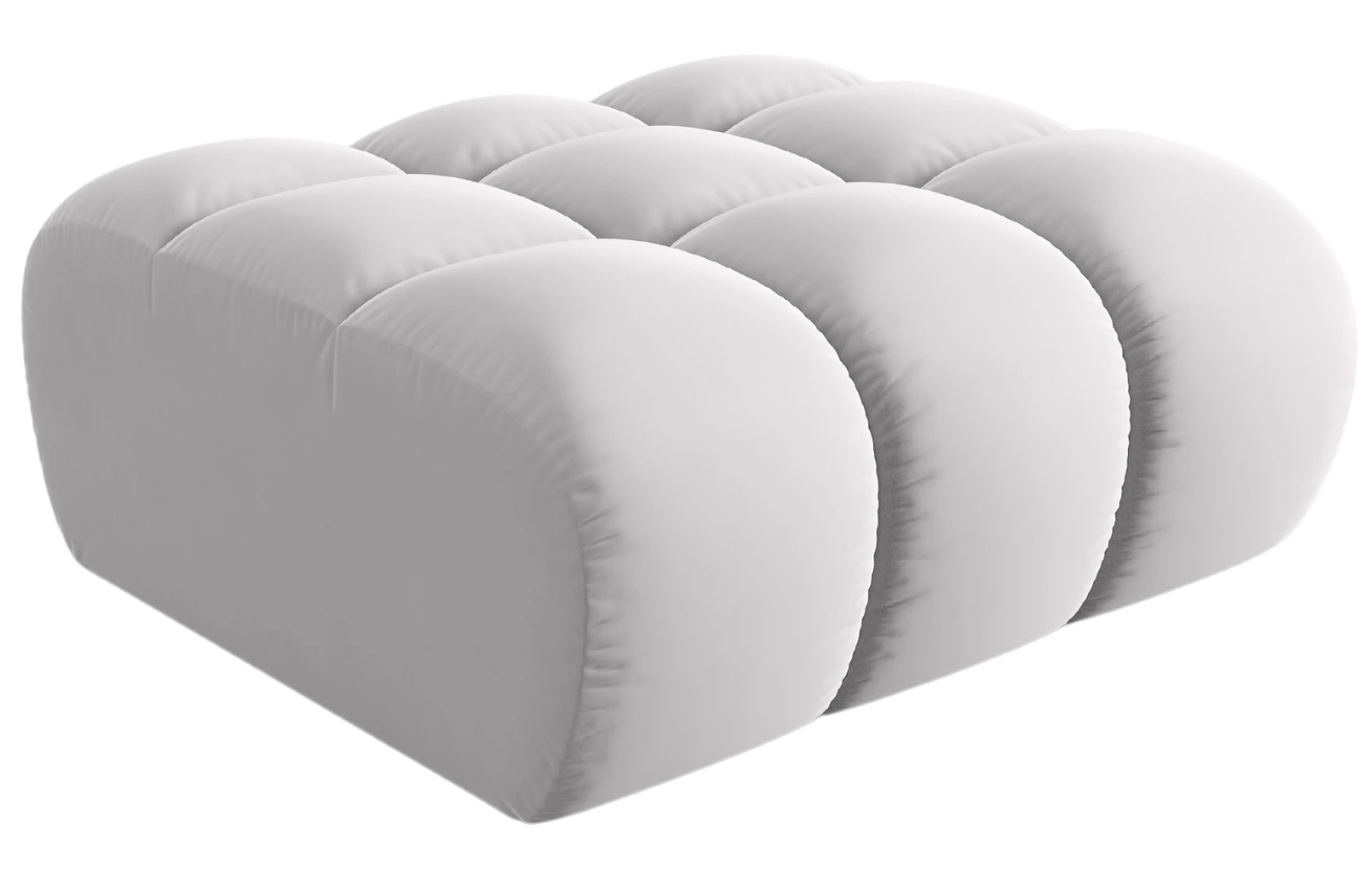 Windsor & Co Sametová podnožka Halley 94 x 94 cm