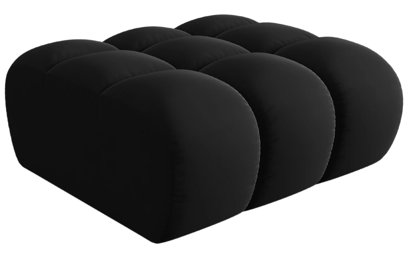 Windsor & Co Sametová podnožka Halley 94 x 94 cm