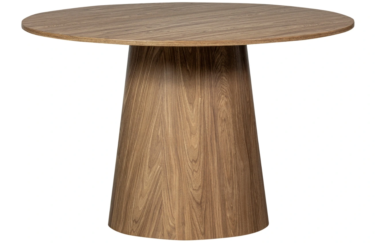 WOOOD Hnědý kulatý jídelní stůl Ann 120 cm