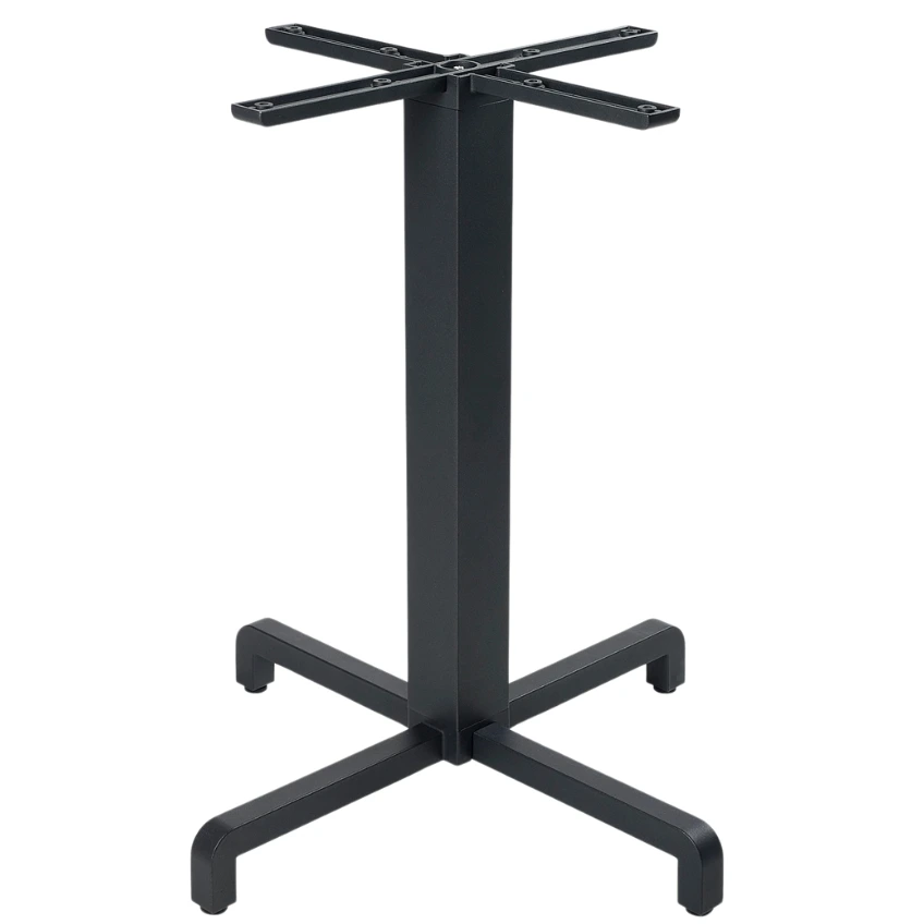 Nardi Antracitově šedá hliníková stolová podnož Fiore 72 cm