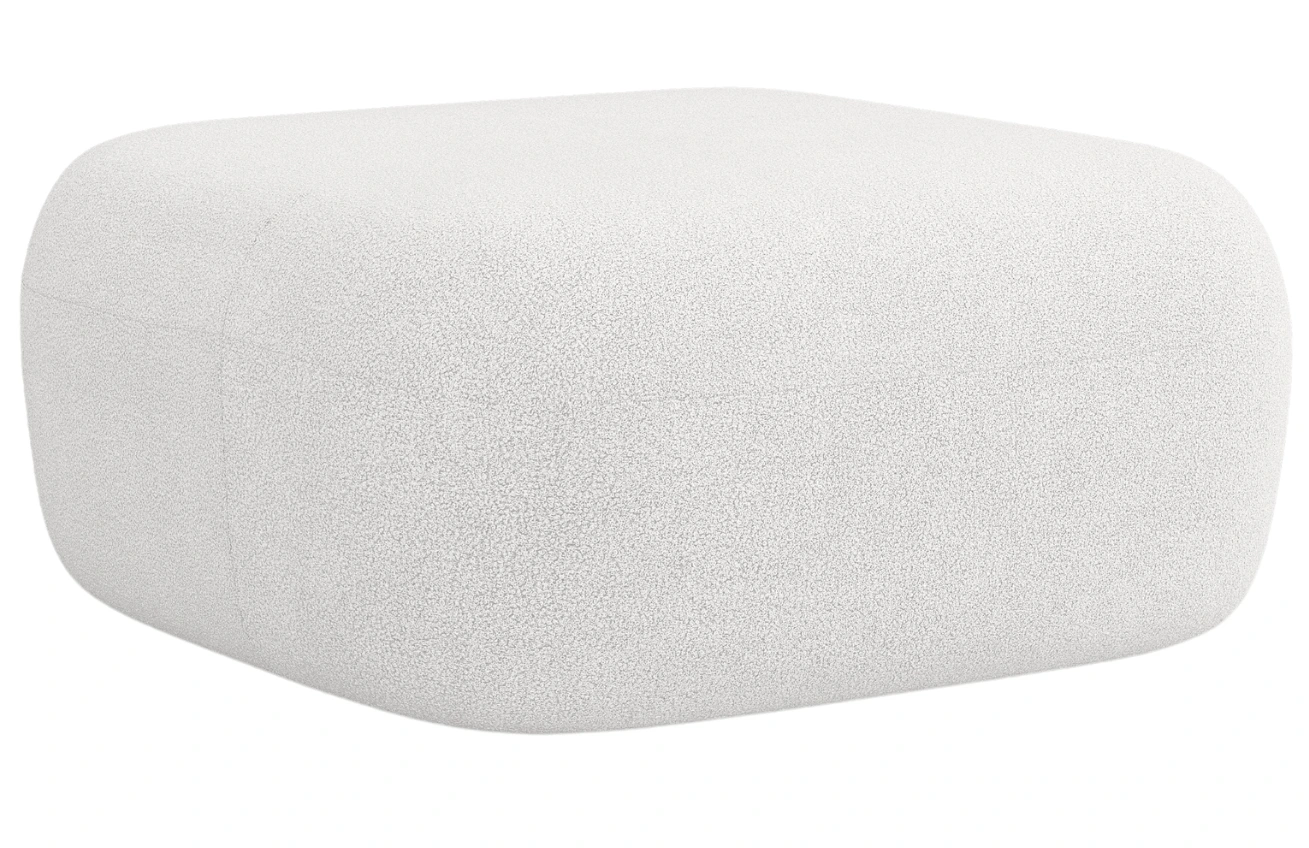 Windsor & Co Bouclé podnožka Aldrin 90 x 88 cm