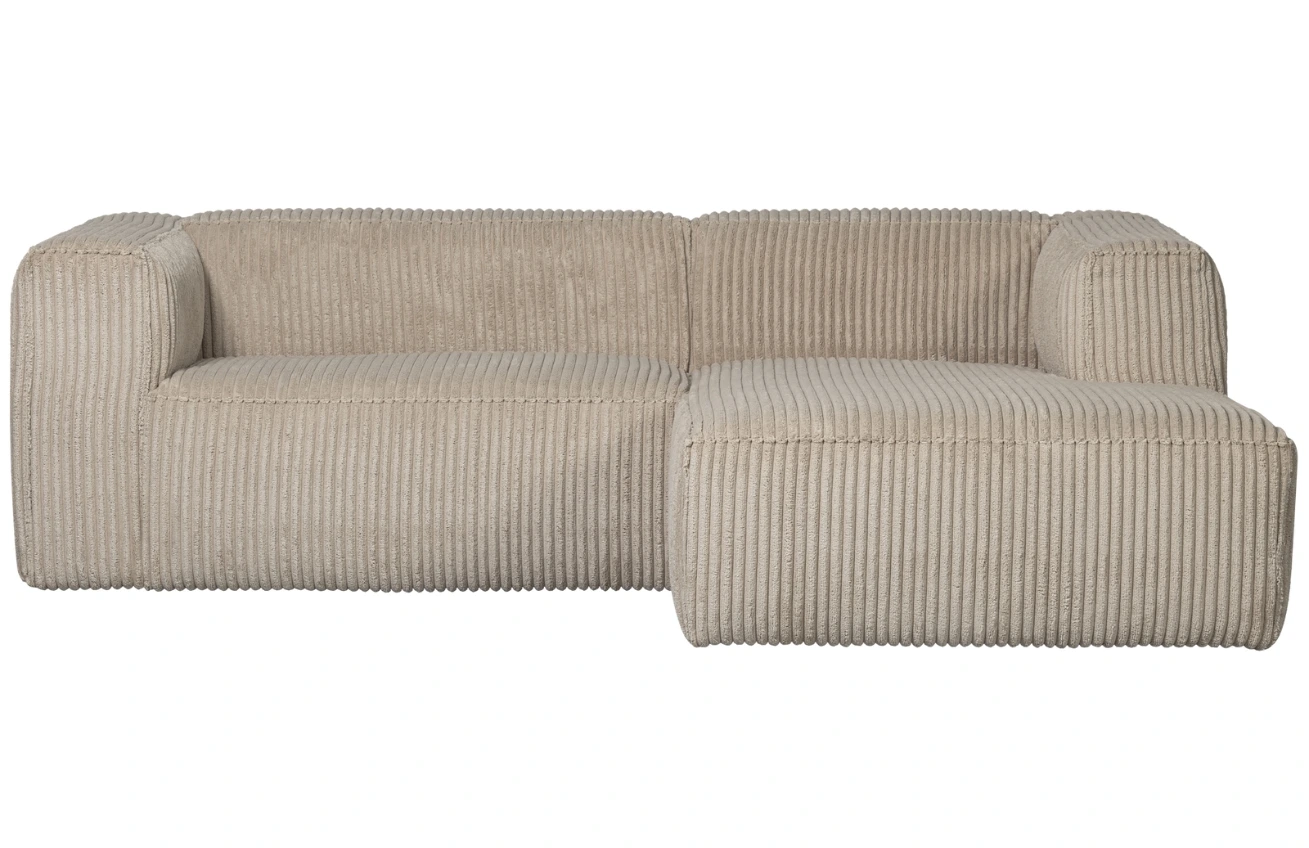 WOOOD Manšestrová rohová pohovka Bearny 254 cm