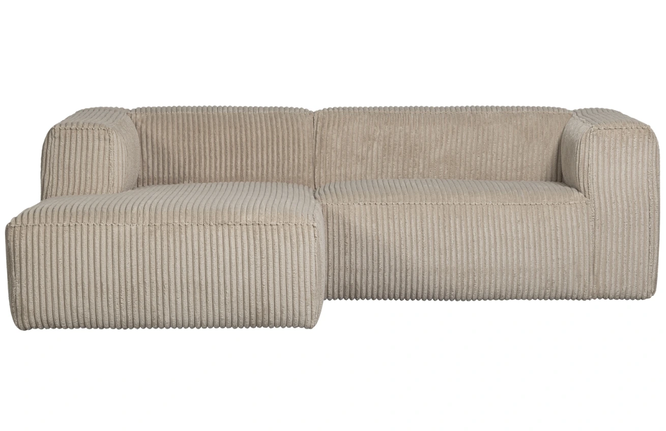 WOOOD Manšestrová rohová pohovka Bearny 254 cm