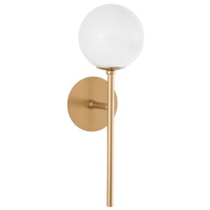 Bílo-zlaté skleněné nástěnné světlo Nova Luce Cantona