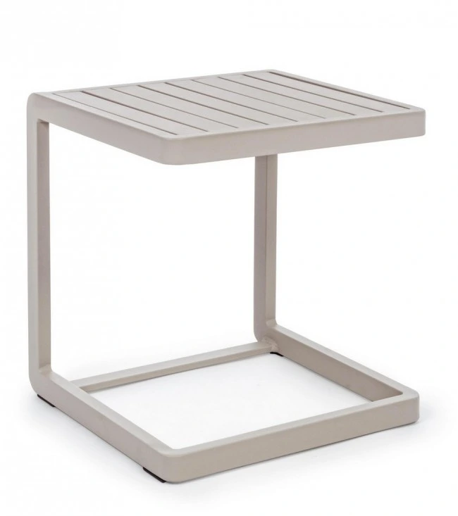 BIZZOTTO zahradní konferenční stolek KONNOR světle šedý