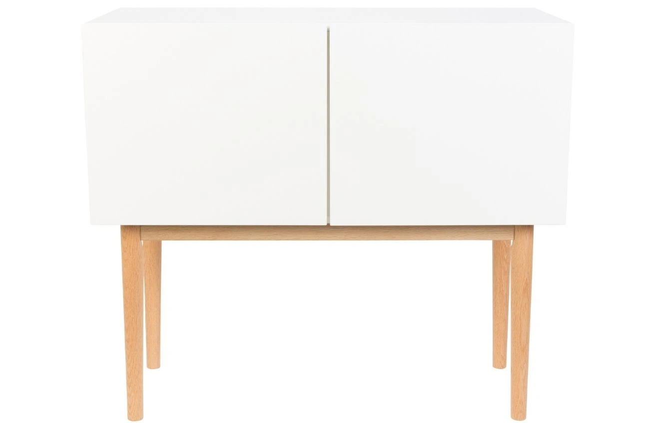 Bílá komoda ZUIVER HIGH ON WOOD 90 x 40 cm