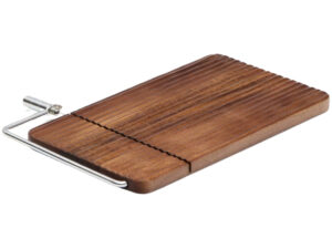 Hnědé dřevěné prkénko na krájení sýra Kave Home Rommu