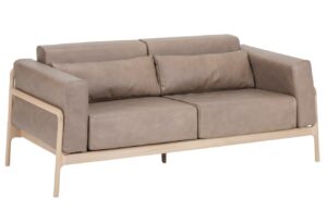 Gazzda Kožená pohovka Fawn 180 cm