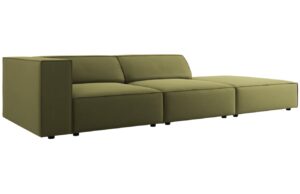 Cosmopolitan Design Sametová pohovka Arendal 262 cm