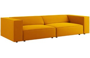Cosmopolitan Design Sametová pohovka Arendal 244 cm