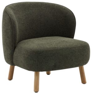 Kave Home Zelené čalouněné křeslo Ulit