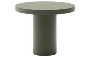 Kave Home Zelený cementový zahradní stůl Aiguablava 90 cm