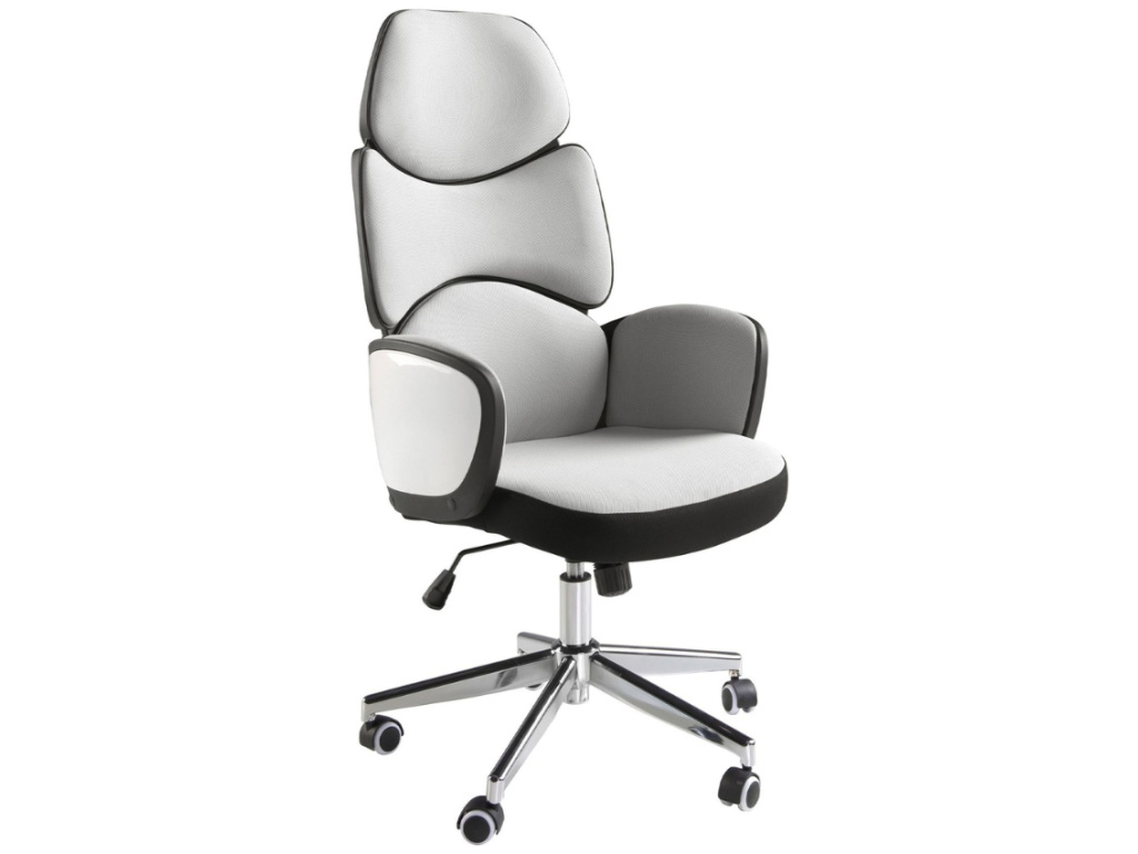 Světle šedá kancelářská židle Angel Cerdá No. 4142