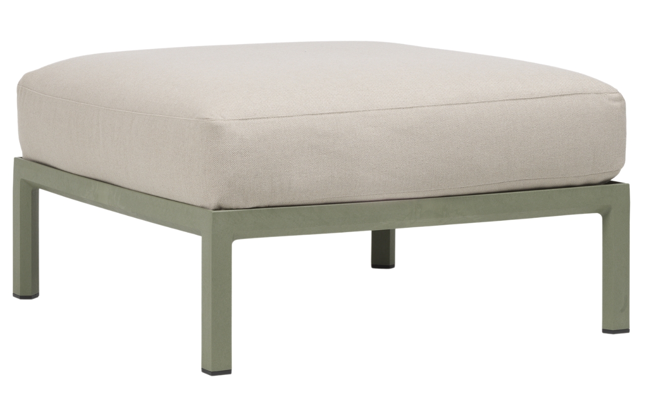 Nardi Béžová zahradní podnožka Maximo se zelenou podnoží 84