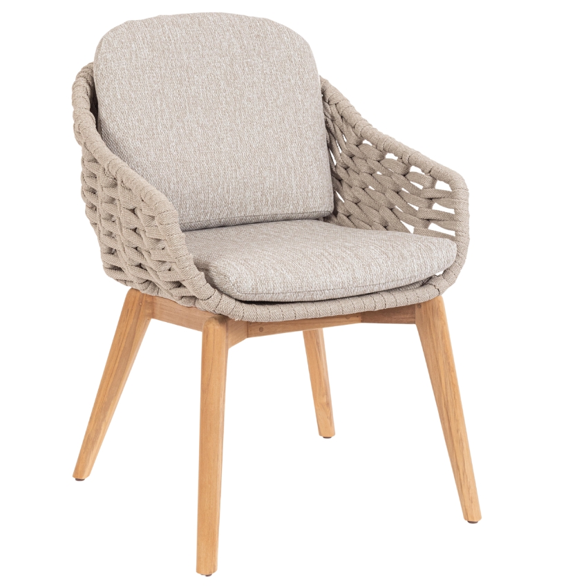 Bizzotto Béžová zahradní židle Tamires