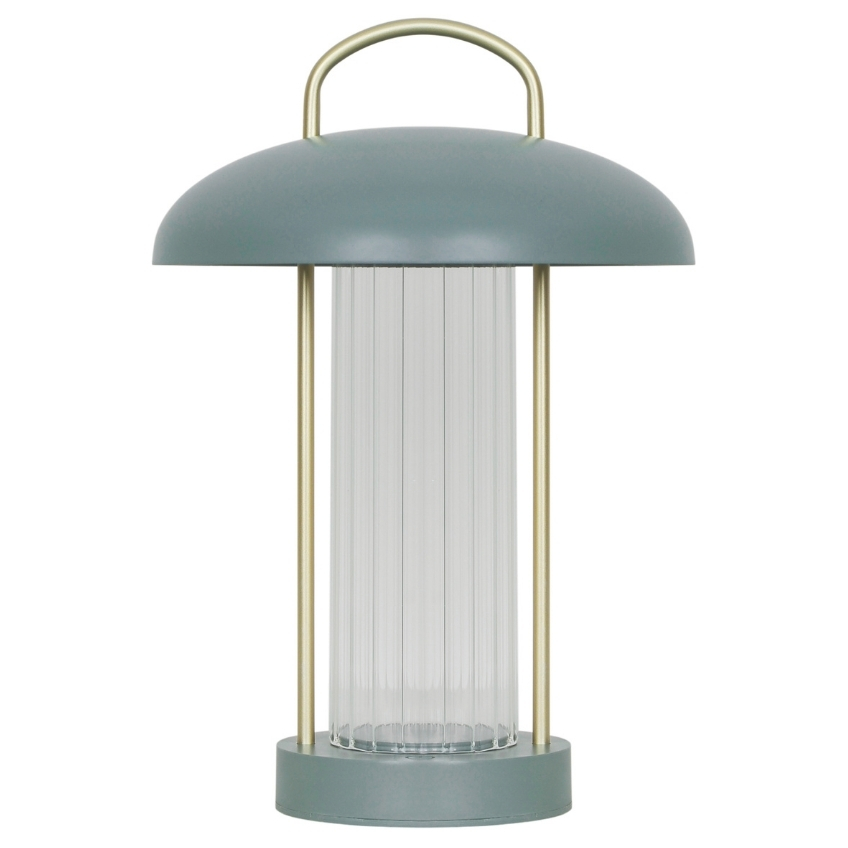 Nordlux Zelená kovová stolní LED lampa Mirano