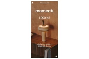 momenti Designový poukaz 1000 Kč