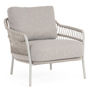 Bizzotto Šedé zahradní křeslo Talaia