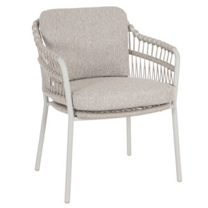 Bizzotto Šedá zahradní židle Talaia