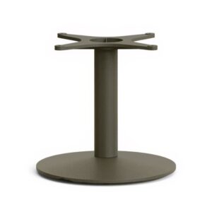 Tmavě zelená kovová stolová podnož Kave Home Esilda 45 cm